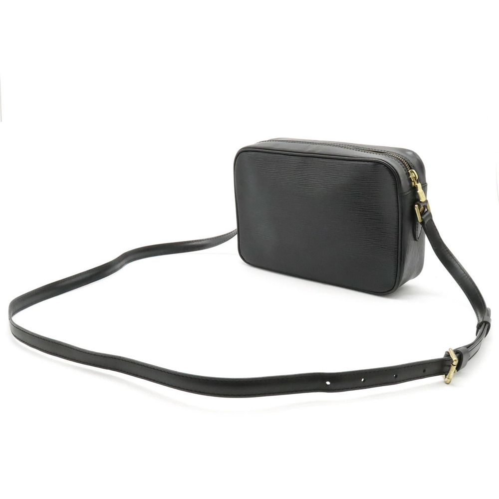 Louis Vuitton Black Leather Shoulder Noir Epi Crossbody Trocadero Bag Black